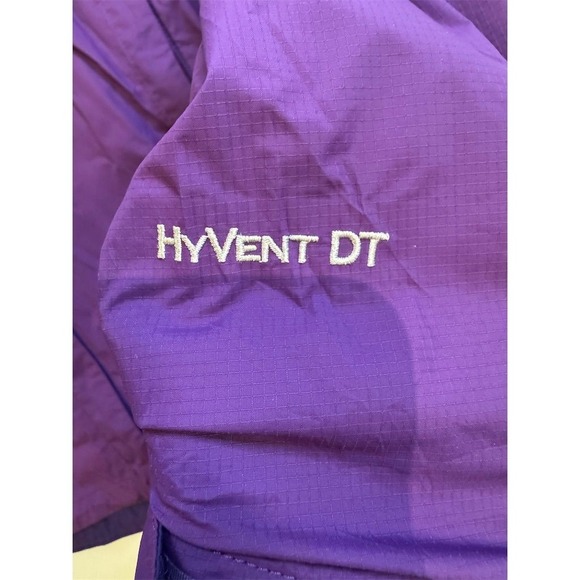 The North Face Women's XL Purple HyVent Rain Jacket Waterproof Casual - Picture 4 of 10